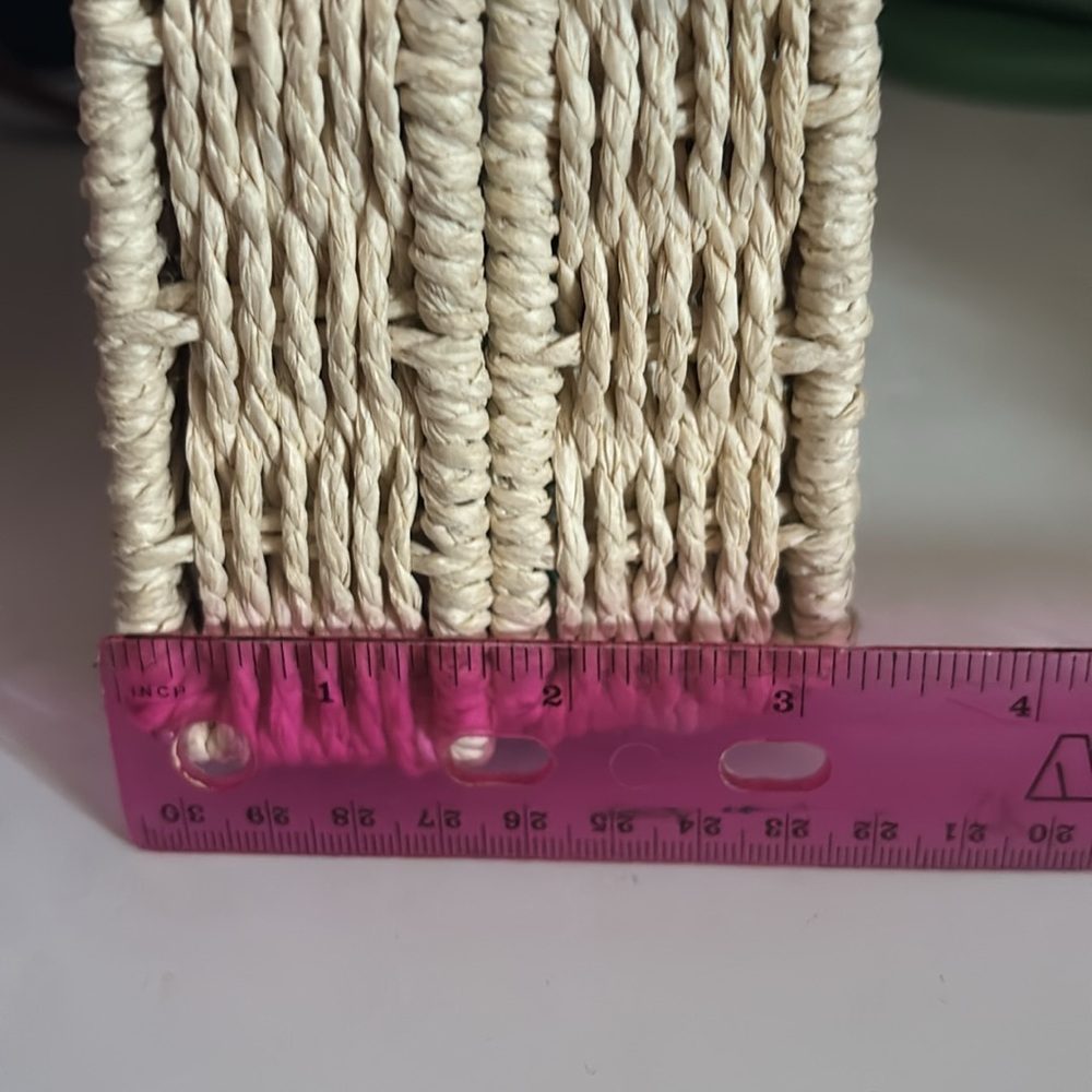 Straw square bag - Picture 6 of 7